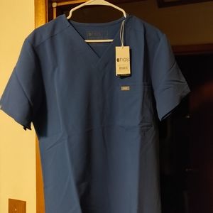 Figs scrubs, Men's Medium size, Denim color